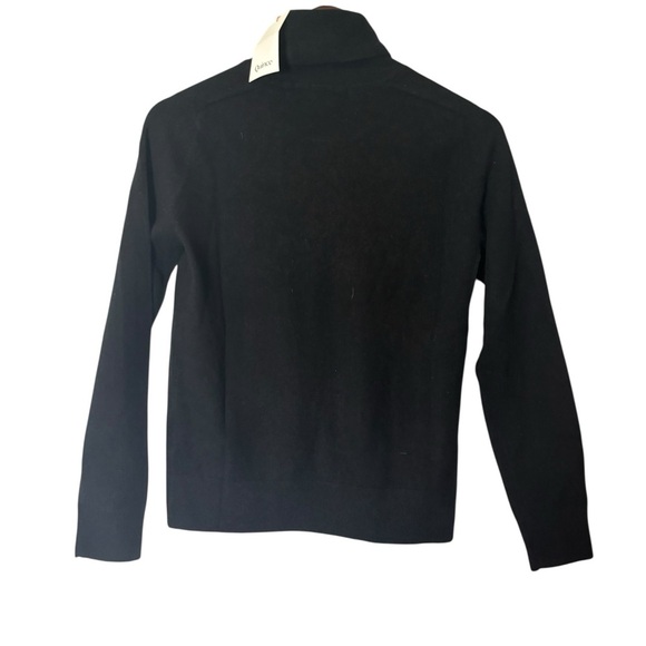 Quince 100% Cashmere Turtleneck Sweater Womens Size Small Black Soft - Picture 5 of 5